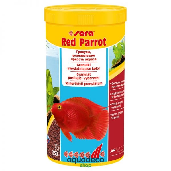 Sera red parrot - корм для рыб Красный попугай 1000 ml: купить в Киеве с доставкой