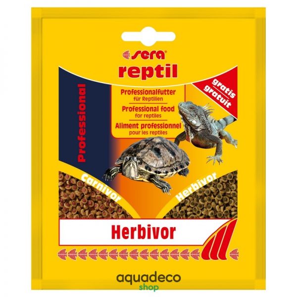 Sera reptil Profess. Herbivor - корм для травоядных. рептилий 20 г: купить в Киеве с доставкой