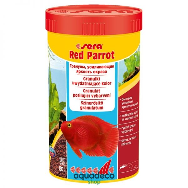 Sera red parrot - корм для рыб Красный попугай 250 мл: купить в Киеве с доставкой