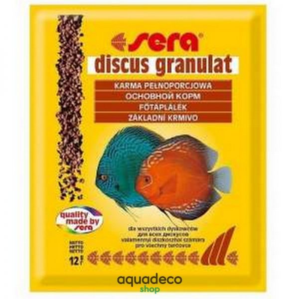 Sera discus granules - корм для дискусов. Гранулы 12 г: купить в Киеве с доставкой