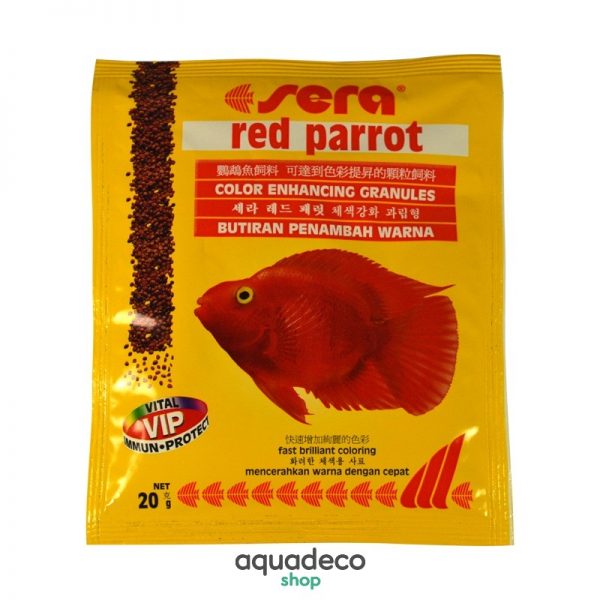 Sera red parrot - корм для рыб Красный попугай 20 г: купить в Киеве с доставкой