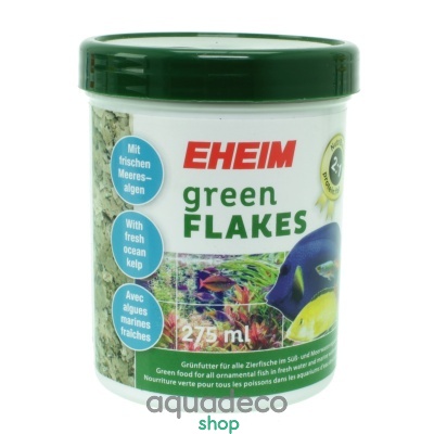 Купить Корм для травоядных рыб в хлопях EHEIM green FLAKES 275мл (4905110) в Киеве с доставкой по Украине