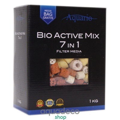 Купить Наполнитель для биологической фильтрации Aquario Bio-Active Mix 7in1 1kg (керамика) в Киеве с доставкой по Украине