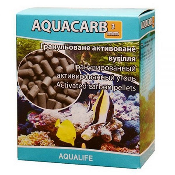 Aqualife Активированный уголь Aquacarb, 250 мл (СанСан Активированный уголь Aquacarb, 250 мл) купить в Киеве - AquaDeco Shop