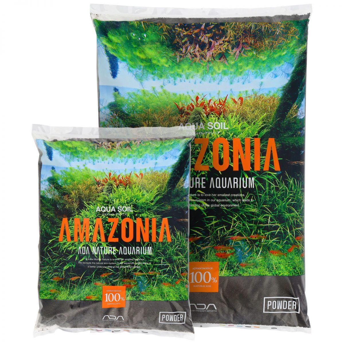 ADA Aqua Soil Powder - Amazonia 9l Питательный субстрат для аквариумов ada aqua soil amazonia powder AquaDeco Shop