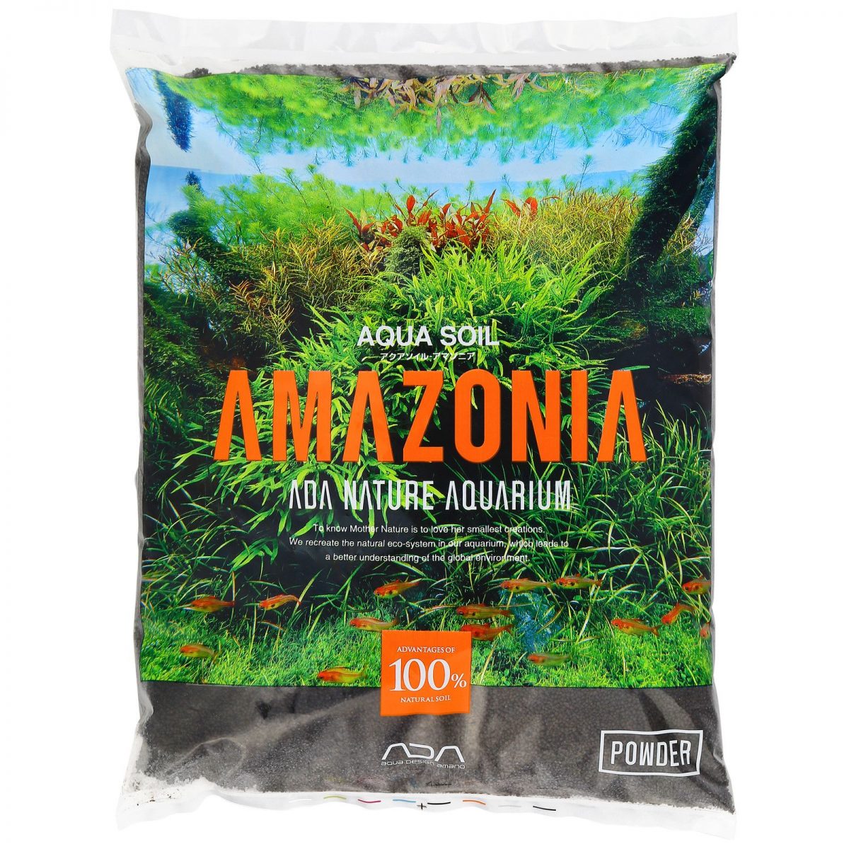 ADA Aqua Soil Powder - Amazonia 3l Питательный субстрат для аквариумов 104-051 - aqua-deco.com.ua