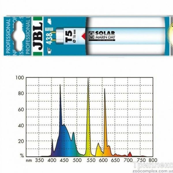 Люминесцентная лампа JBL Solar Marin Day T5 Ultra для морских аквариумов