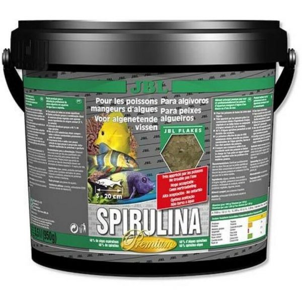 Основной корм премиум-класса JBL Spirulina для водорослеедов