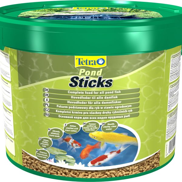 Tetra  Корм для прудовых рыб Tetra Pond Sticks (10 л.) (СанСан Корм для прудовых рыб Tetra Pond Sticks (10 л.)) купить в Киеве - AquaDeco Shop