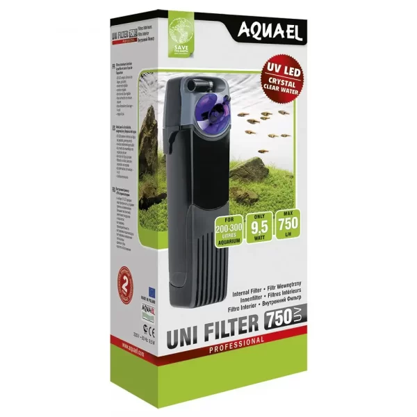 Внутренний фильтр Aquael «UNI Filter UV 750» для аквариума 200-300 л арт. 107403 /3380 | AquaDeco shop