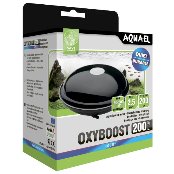 Компрессор Aquael «Oxyboost AP-200 Plus» с двумя выходами для аквариума 150-200 л арт. 113120 | AquaDeco shop