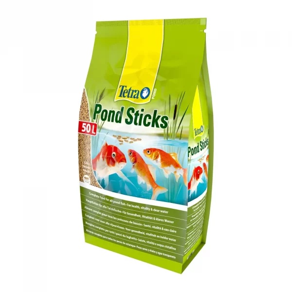 Сухой корм для прудовых рыб Tetra в палочках «Pond Sticks» 50 л (для всех прудовых рыб) арт. 241602 | AquaDeco shop