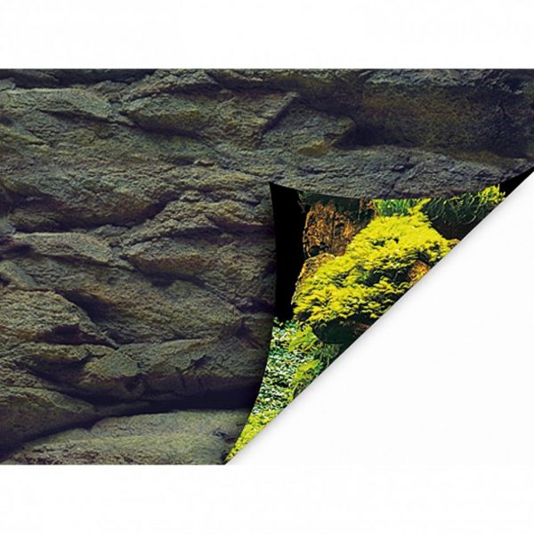 Аквариумный задний фон Aqua Nova Скалы/Растения 60x30см (ROCK/PLANTS S) 2531.970 AquaDeco Shop