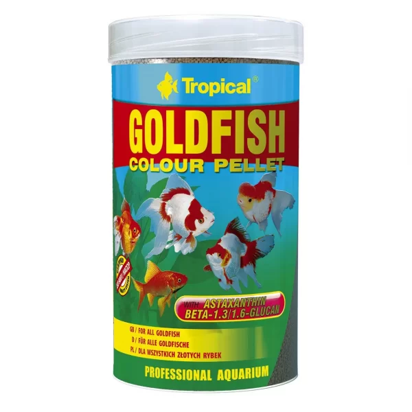 Сухой корм для аквариумных рыб Tropical в гранулах «Goldfish Color Pellet» 250 мл (для золотых рыбок) арт. 60474 | AquaDeco shop