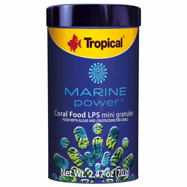 Сухой корм для кораллов Tropical в гранулах «Marine Power Coral Food LPS Mini Granules» 100 мл арт. 61253 | AquaDeco shop