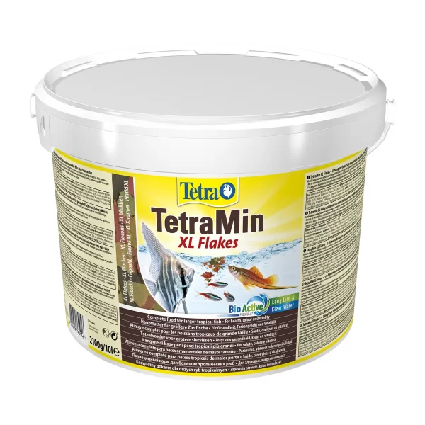 Сухой корм для аквариумных рыб Tetra в хлопьях «TetraMin XL Flakes» 10 л (для всех аквариумных рыб) арт. 769946 | AquaDeco shop