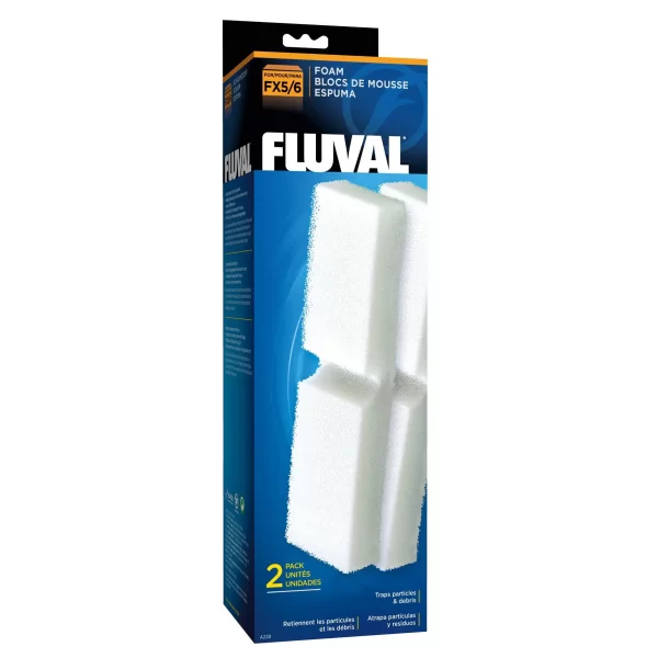 Губка Fluval «Foam» 2 шт. (для внешнего фильтра Fluval FX5 / FX6) арт. A228 | AquaDeco shop