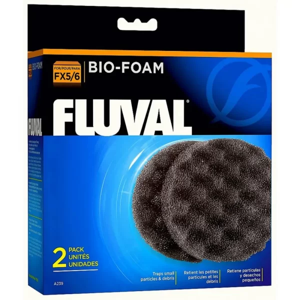 Губка Fluval «Bio-Foam» 2 шт. (для внешнего фильтра Fluval FX5 / FX6) арт. A239 | AquaDeco shop