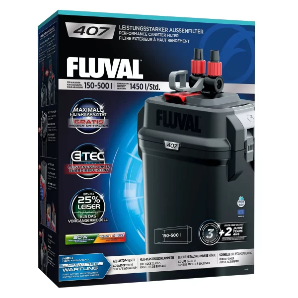 Внешний фильтр Fluval «407» для аквариума 150-500 л арт. A450 | AquaDeco shop