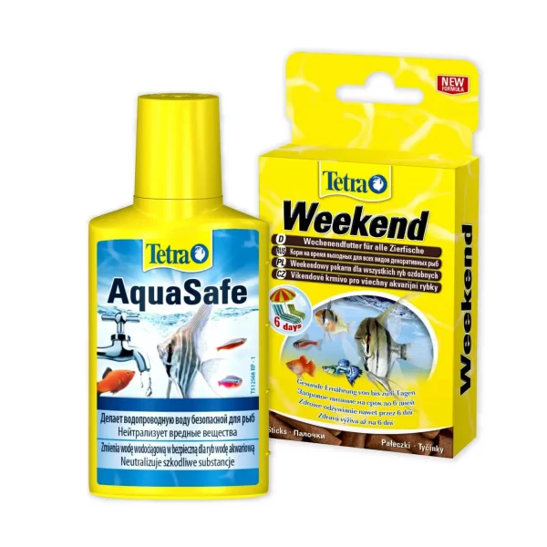 Набор Tetra Aqua Safe 100 ml + Tetra Min Weekend ST арт. Tetra_018217 | AquaDeco shop