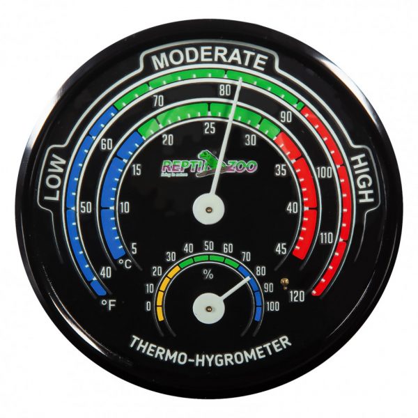 Гігрометр - термометр аналоговий Repti-Zoo Glowing Thermo / Hygrometer (RHT04)