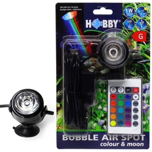 Розпилювач з LED освітленням Hobby Bubble Air Spot colour & moon (00677)