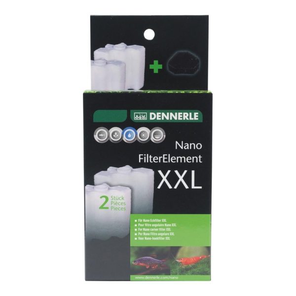 Змінний фільтруючий елемент для фільтра DENNERLE Nano Clean Eckfilter XXL, 2 шт (5662)