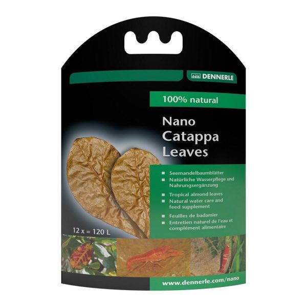 Листя мигдального дерева DENNERLE Nano Catappa Leaves, 12 шт (5916)