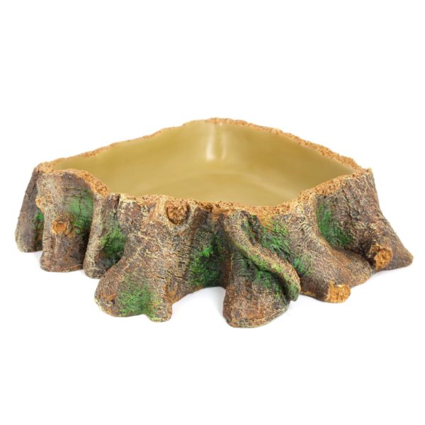 угловая Hobby Drinking Bowl Stump 2 22x20x6см (41492) | AquaDeco shop;Миска для воды