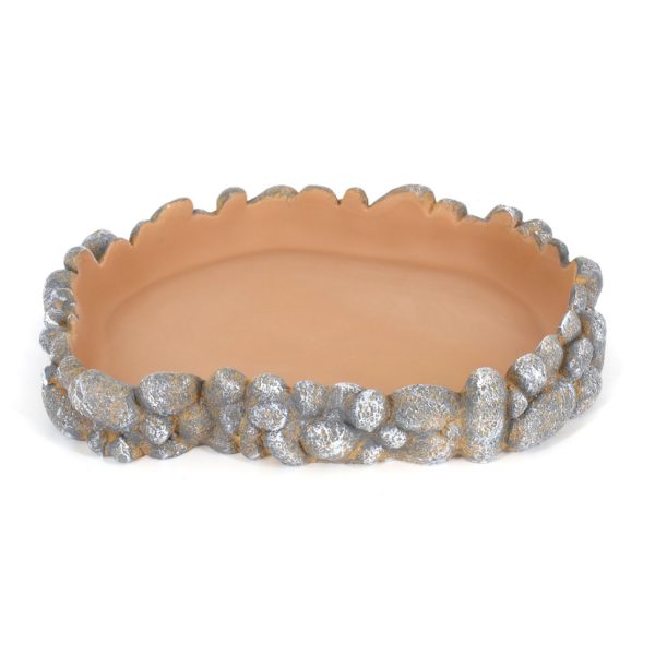 Поилка для рептилий Hobby Drinking bowl Pebbles M 21x16x3,5см (36401) 19393.970 AquaDeco Shop