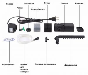 Sunsun Внутренний фильтр для аквариума Sunsun JP - 013F (СанСан Внутренний фильтр для аквариума Sunsun JP - 013F) купить в Киеве - AquaDeco Shop