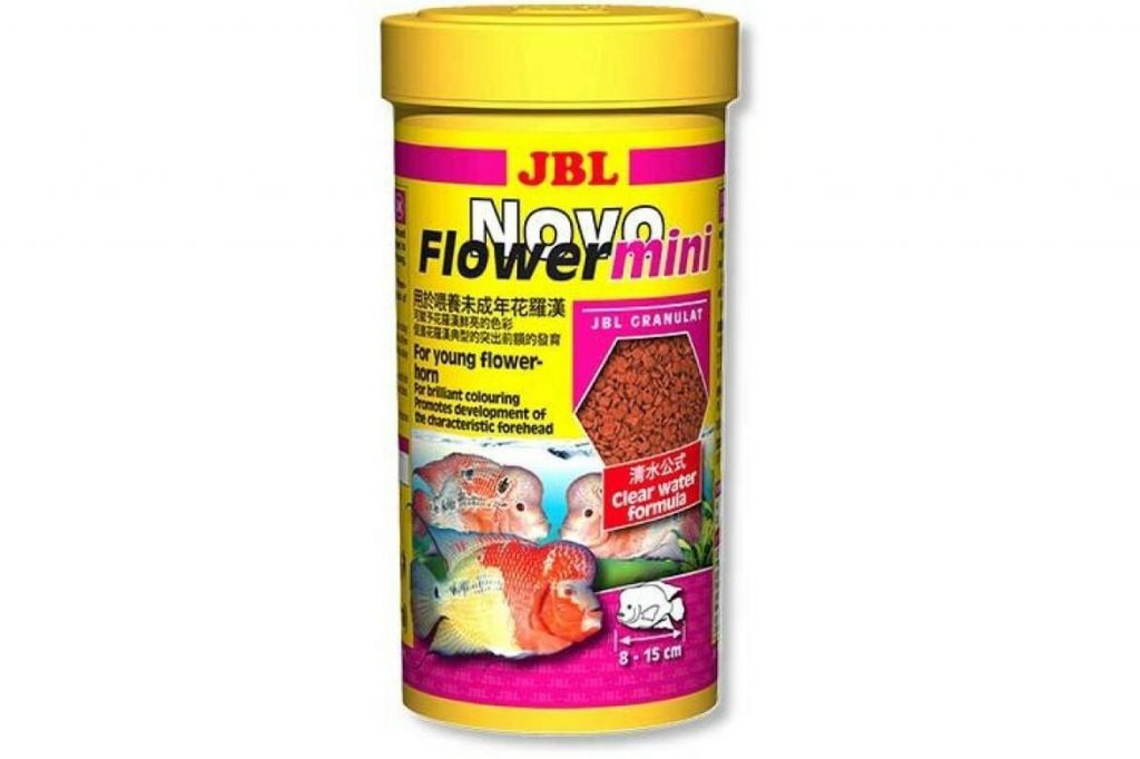 Основной корм в форме гранул JBL Novo Flower mini для небольших и средних флауэрхорнов