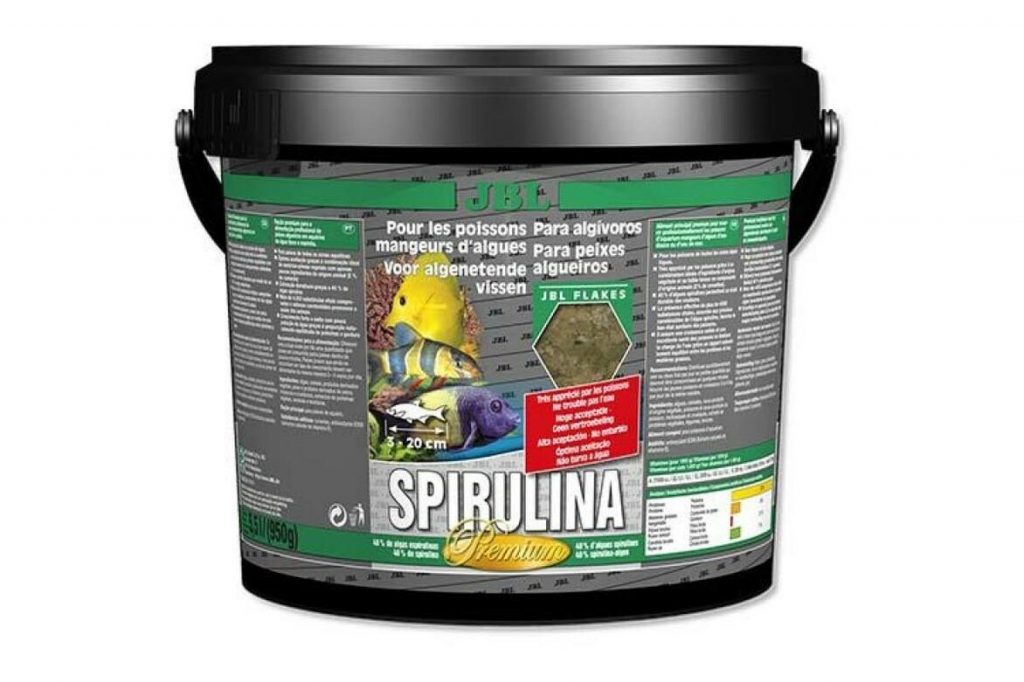 Основной корм премиум-класса JBL Spirulina для водорослеедов