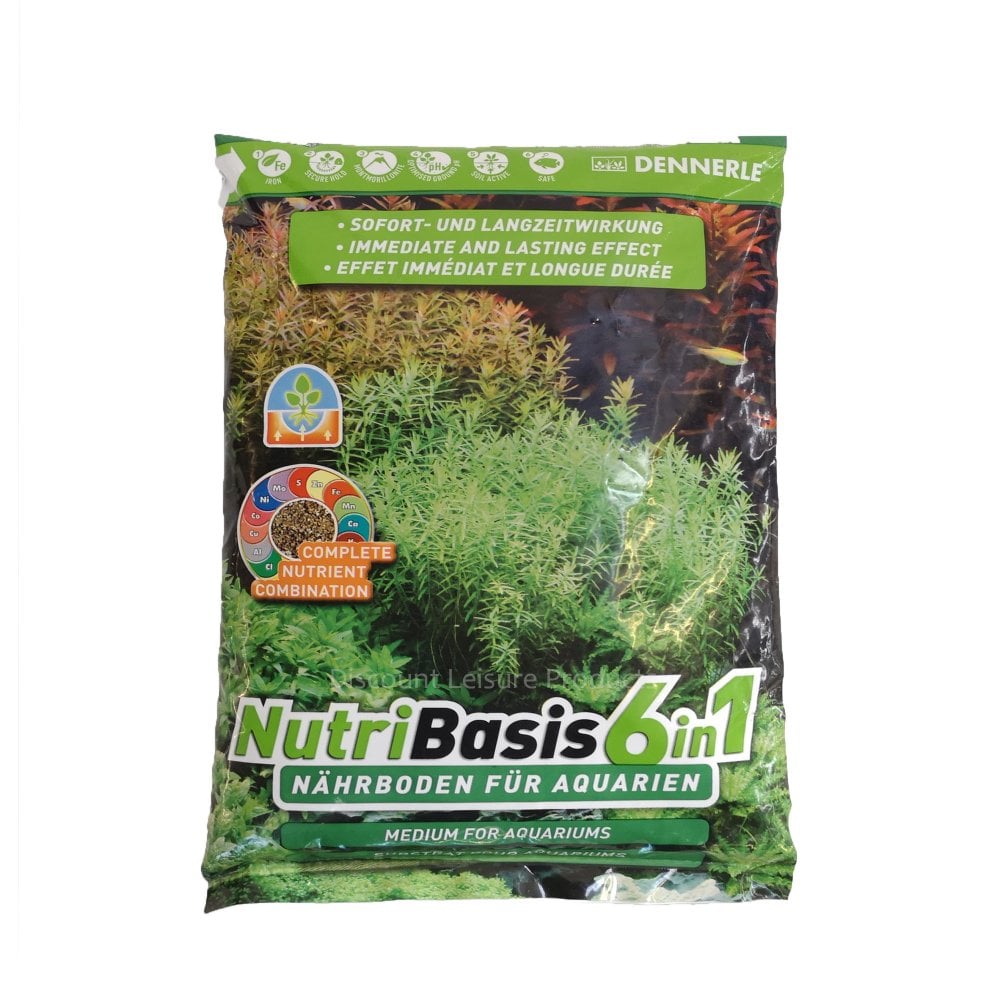 Купить Dennerle Nutri Basis 6 in 1 2,4 кг Грунтовая подкормка для аквариумных растений: описание, инструкции