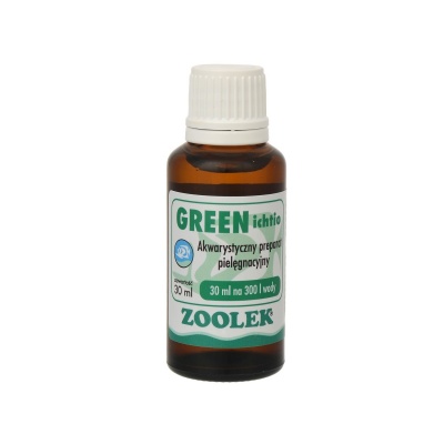 Препарат против водорослей, бактерий Zoolek Blue ichtio 1000мл (0025) 0041 green ichtio 30ml AquaDeco Shop