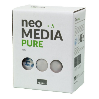 Наполнитель для биофильтрации повышающий pH Aquario Neo Media Hard 1л (neomedia-h1) Aquario Neo Media Pure1 AquaDeco Shop