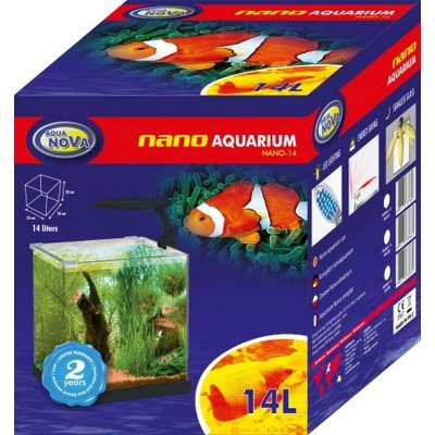 Аквариум Marina «Betta EZ Care» белый, прямой 16 x 16 x 16 см (2,5 л) арт.: 13357 nano AquaDeco Shop