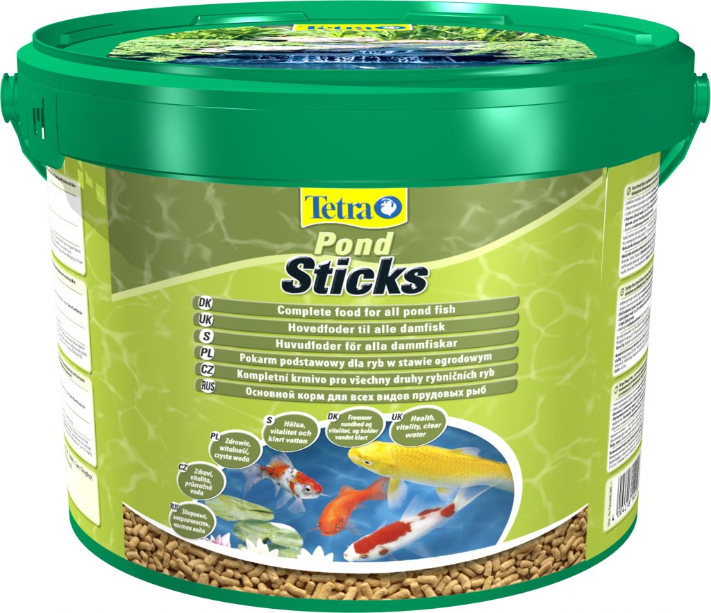 Tetra  Корм для прудовых рыб Tetra Pond Sticks (10 л.) (СанСан Корм для прудовых рыб Tetra Pond Sticks (10 л.)) купить в Киеве - AquaDeco Shop