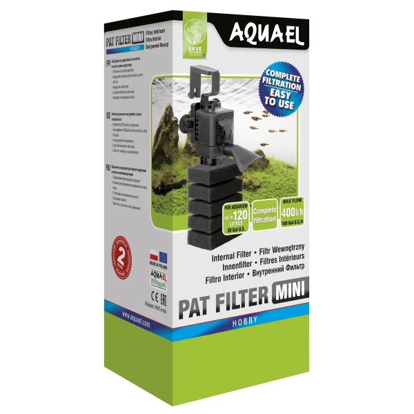 Внутренний фильтр Aquael «PAT-mini» для аквариума до 120 л арт. 107715 /111121 | AquaDeco shop