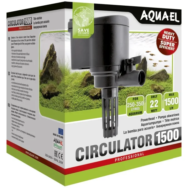 Внутренний фильтр Aquael «Circulator 1500» для аквариума 250-350 л арт. 109183 | AquaDeco shop