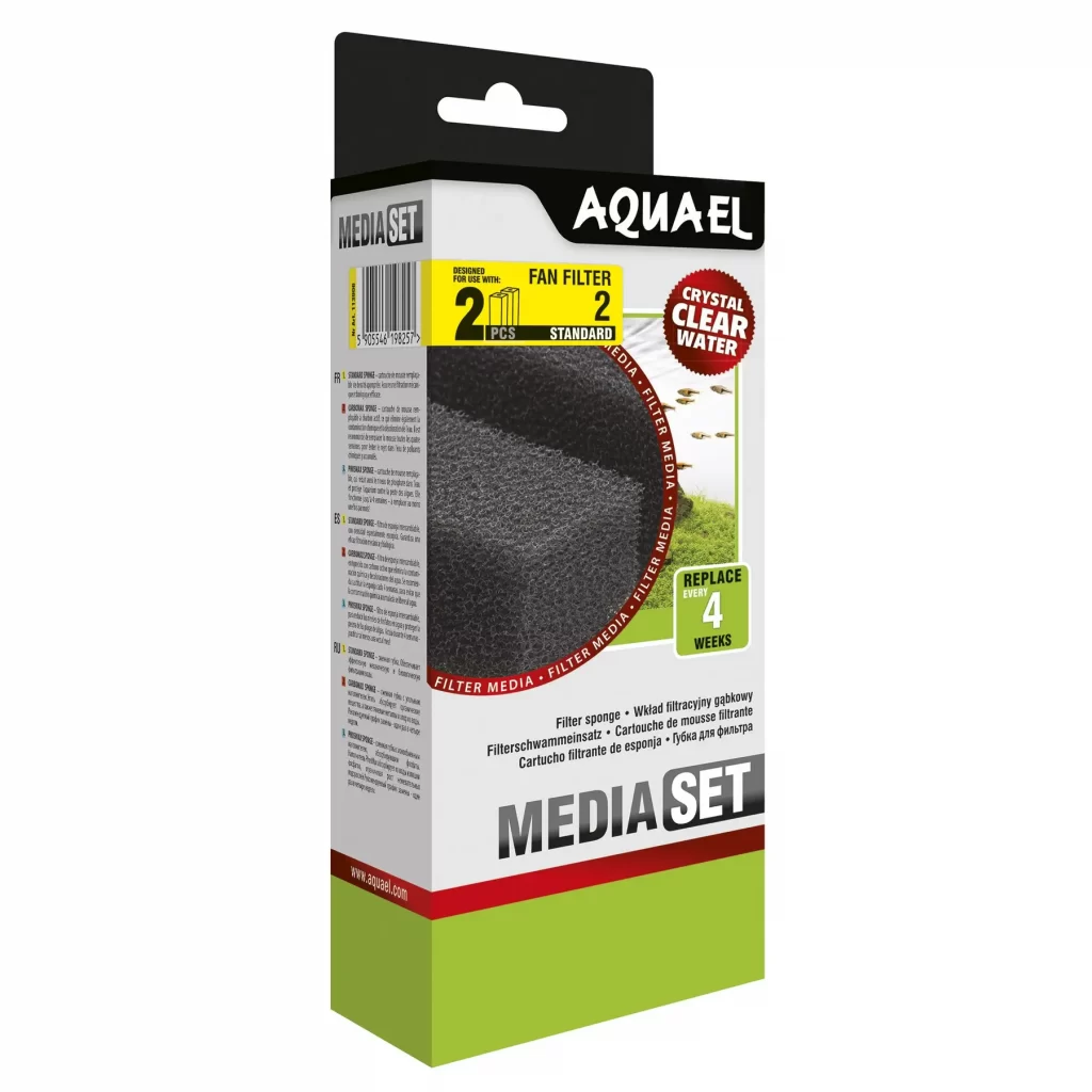 Губка Aquael «Media Set Standard» 2 шт. (для внутреннего фильтра Aquael FAN-2 Plus) арт. 113906 /198257 | AquaDeco shop