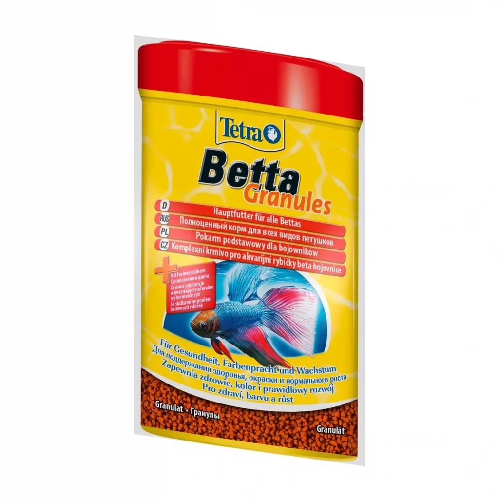 Сухой корм для аквариумных рыб Tetra в гранулах «Betta Granules» 5 г (для петушков) арт. 193680 | AquaDeco shop