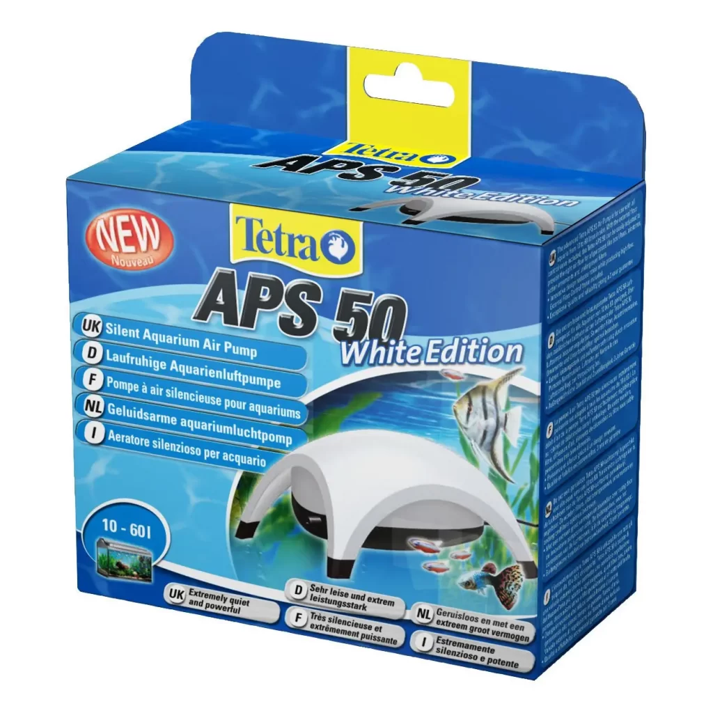 Компрессор Tetra «APS 50 White Edition» для аквариума 10-60 л арт. 212404 | AquaDeco shop