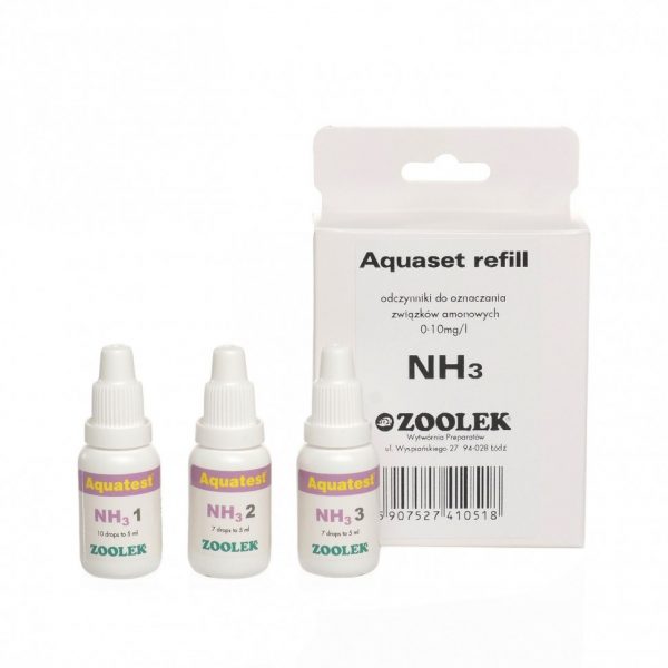 Тест содержания аммония - аммиака (NH3/NH4+) Zoolek Aquatest NH3 (1050) 2281.970 AquaDeco Shop