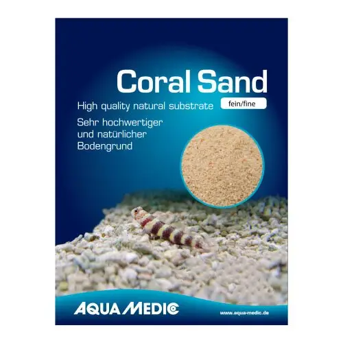 Субстрат для аквариума Aqua Medic Коралловый песок «Coral Sand» 10 кг арт. 420.20-1/128437 | AquaDeco shop