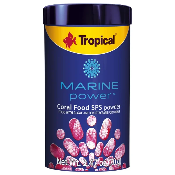 Сухой корм для кораллов Tropical в гранулах «Marine Power Coral Food SPS Powder» 100 мл арт. 61263 | AquaDeco shop