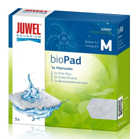 Вкладыш в фильтр Tetra Juwel «bioPad M» 5 шт. (для внутреннего фильтра Juwel «Bioflow M») арт. 88049 | AquaDeco shop