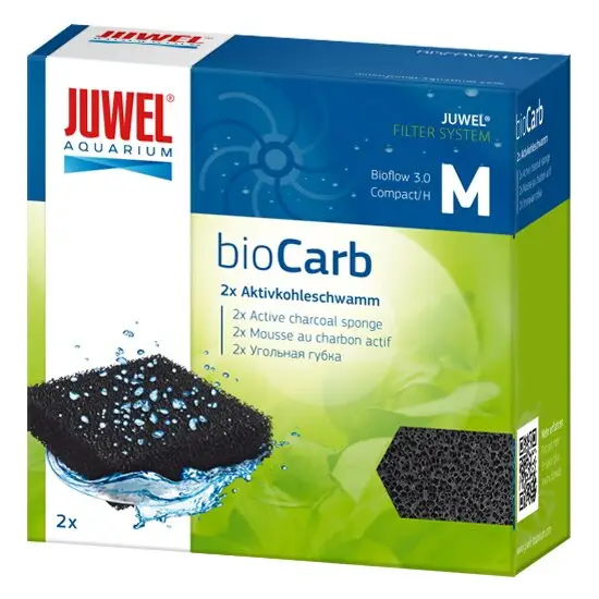 Губка Juwel «bioCarb M» 2 шт. (для внутреннего фильтра Juwel «Bioflow M») арт. 88059 | AquaDeco shop