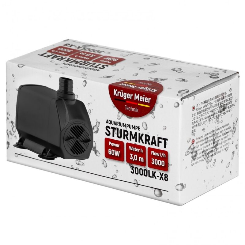 Фонтан Kruger Meier Sturmkraft Brunnen 3000 л/г 8309.970 AquaDeco Shop