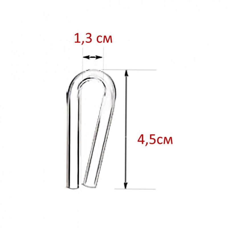 Трубка U 2 шт Neo U Clip Large 8-12мм 4/6мм 8378.970 AquaDeco Shop